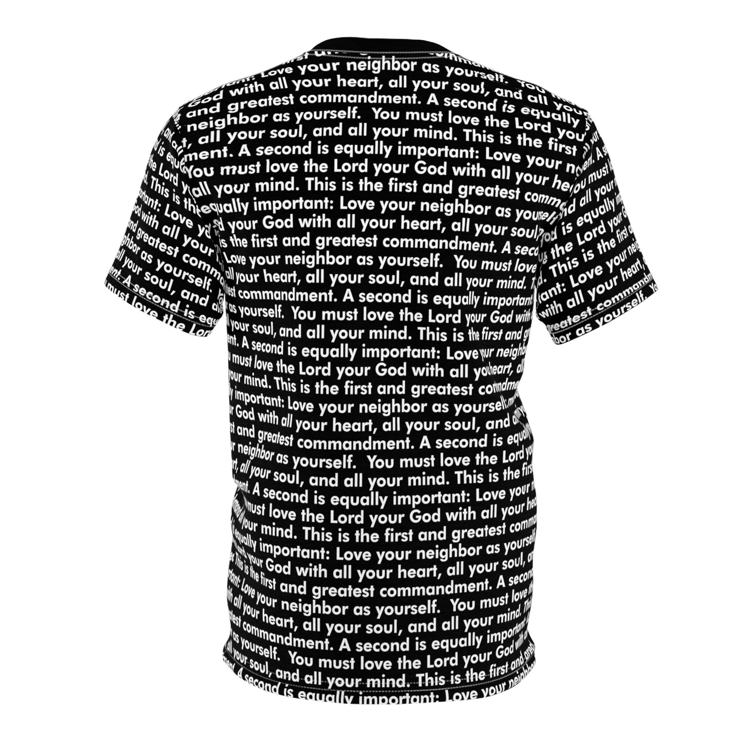 Love Your Neighbor All Over Print Adult Tee