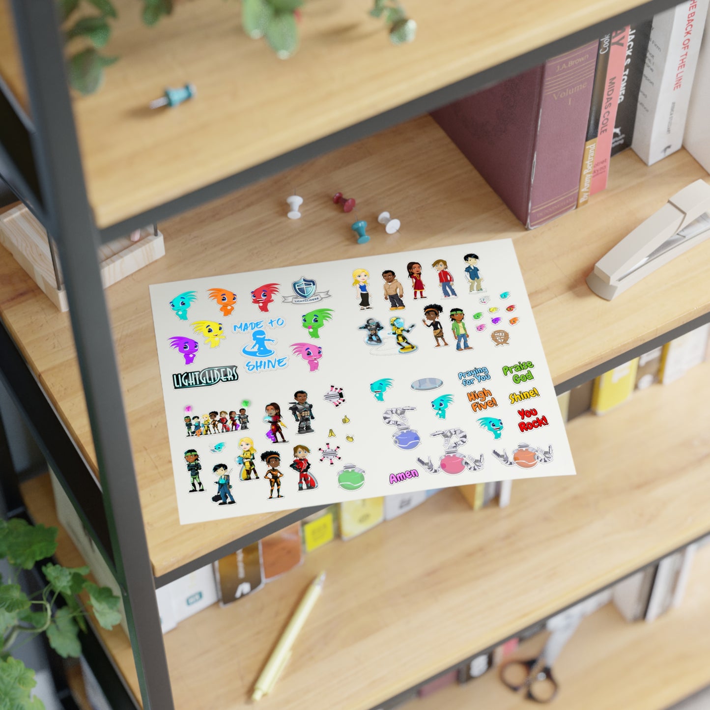Lightgliders Assorted Stickers Sheet