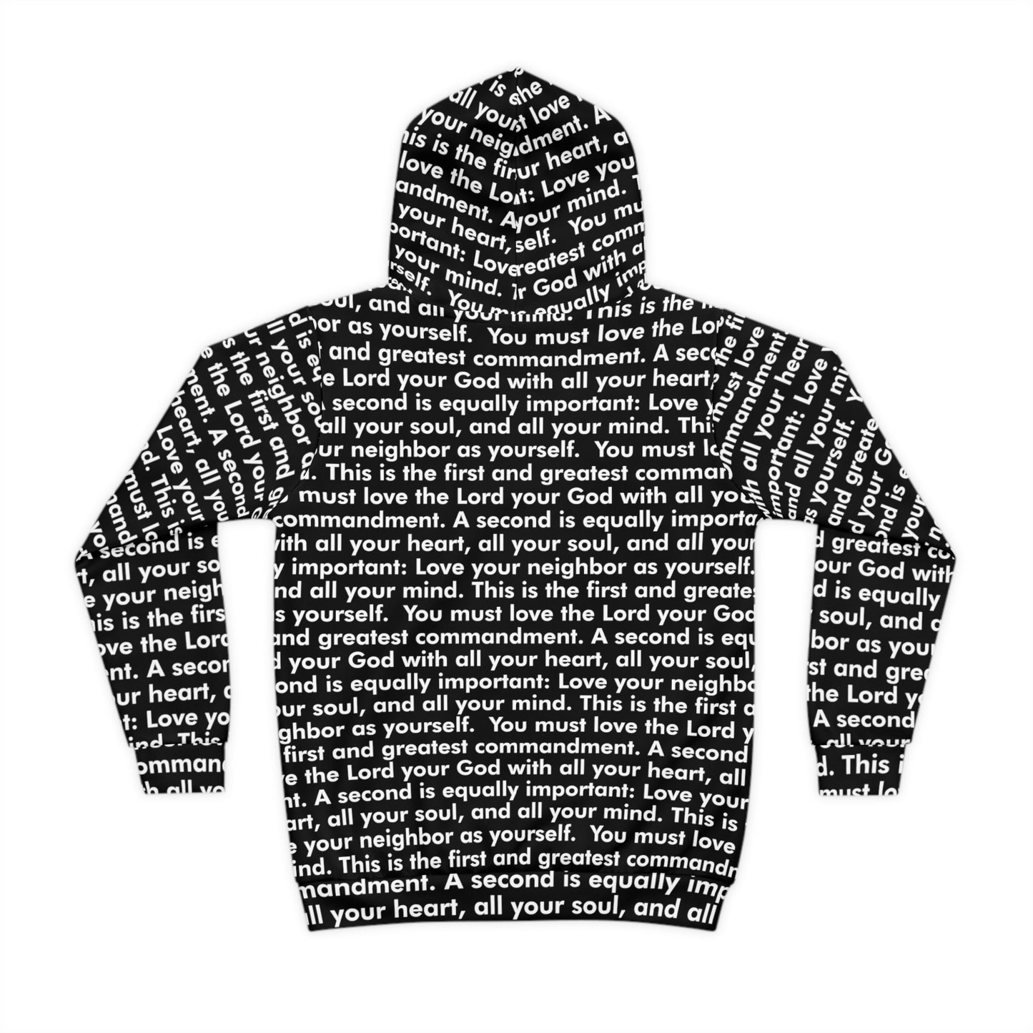 Love Your Neighbor All Over Print Youth Hoodie