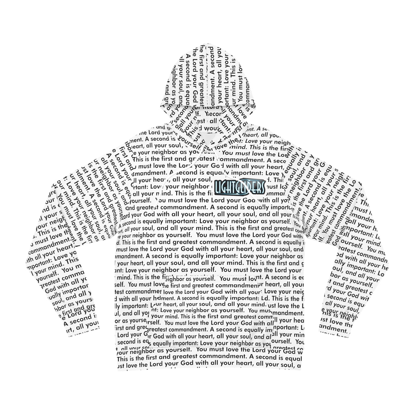 Love Your Neighbor All Over Print Adult Hoodie
