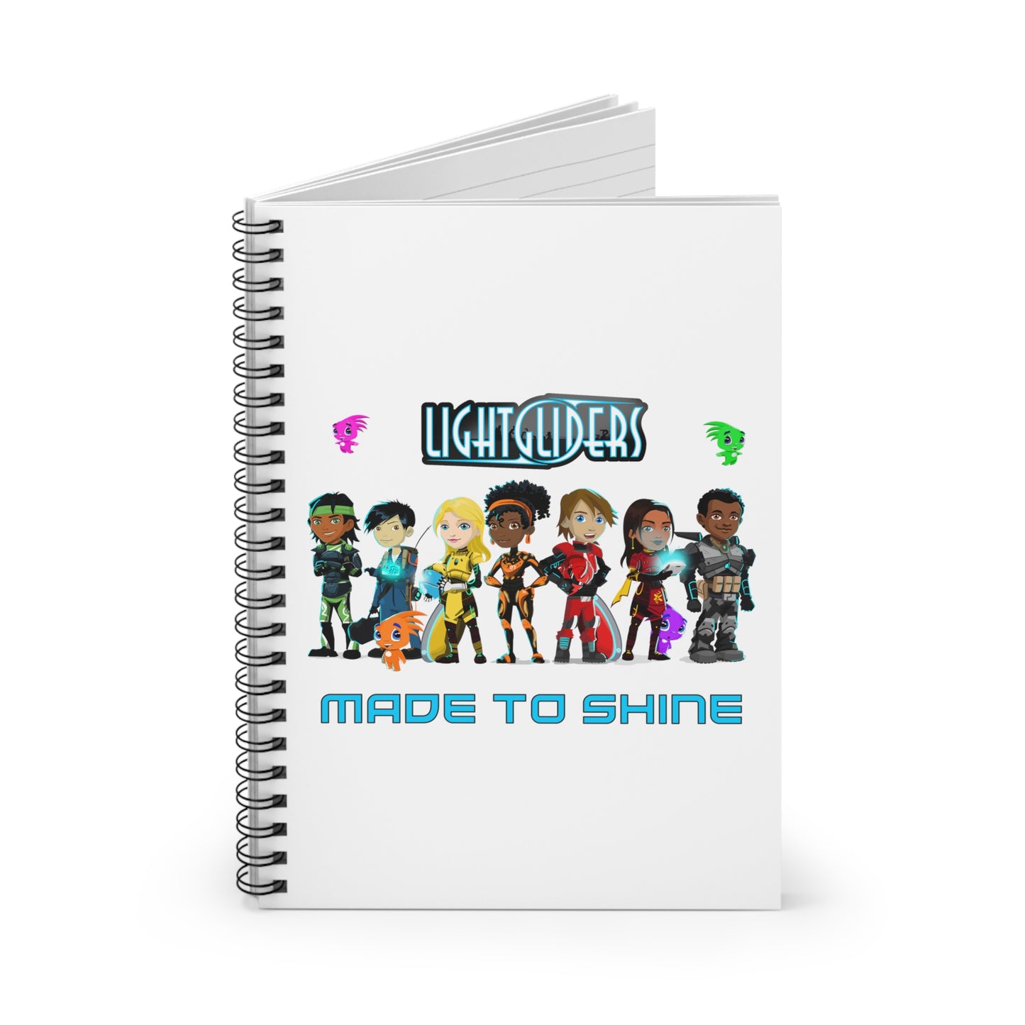 Lightgliders Ruled Notebook