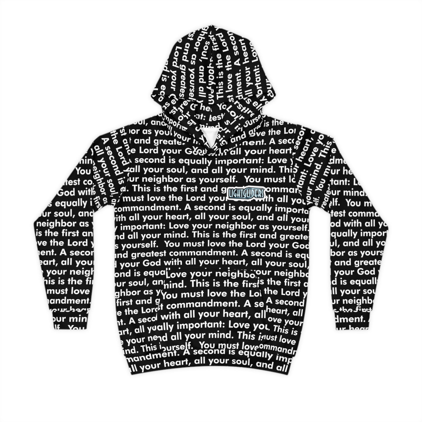 Love Your Neighbor All Over Print Youth Hoodie