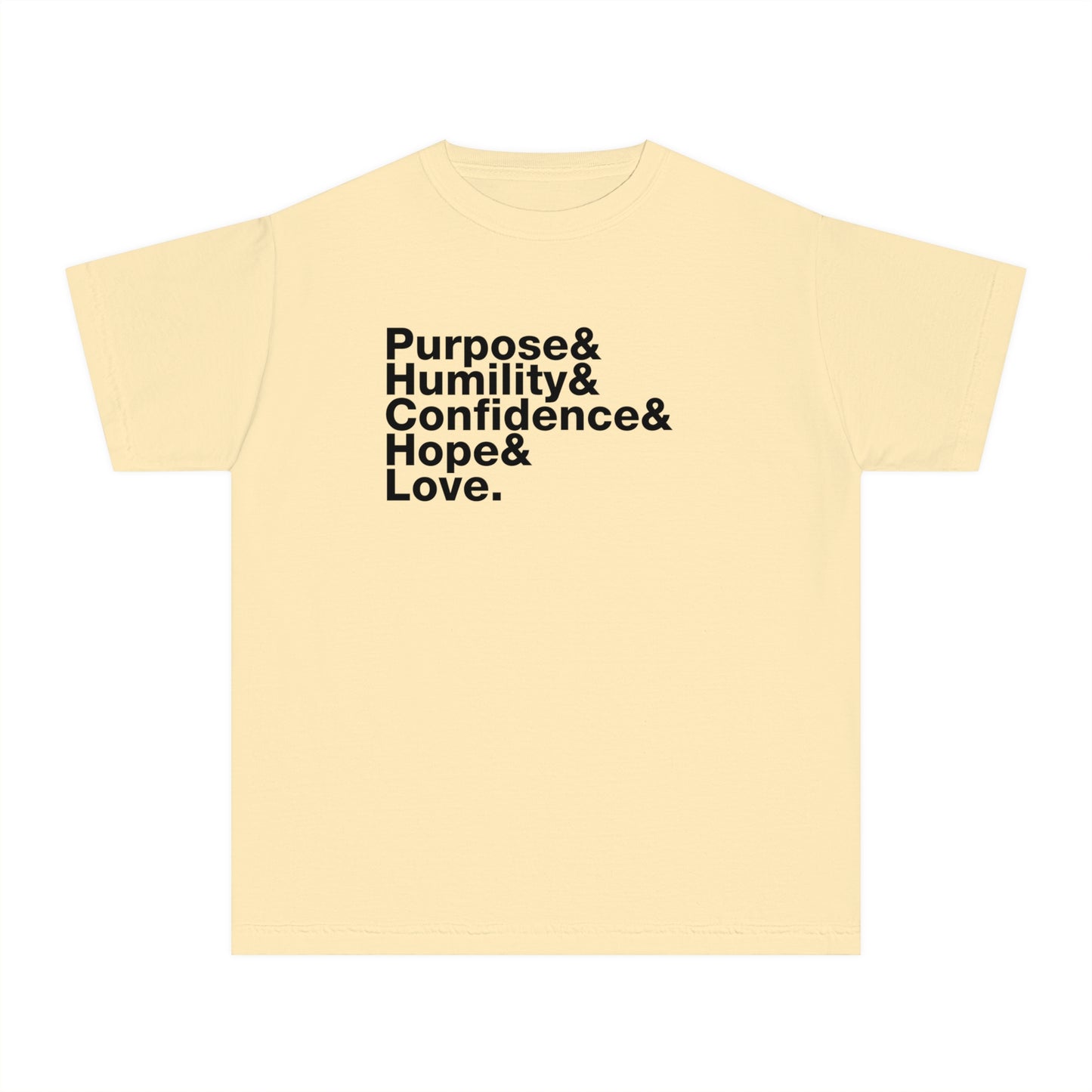 Lightglider Values Comfort Colors Youth Tee