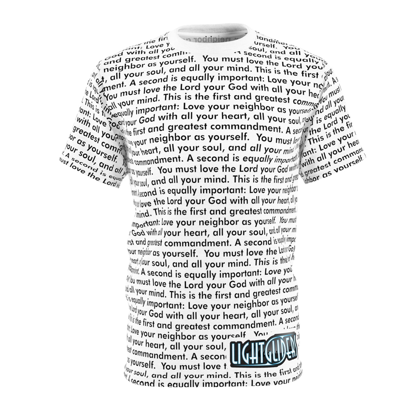 Love Your Neighbor All Over Print Adult Tee