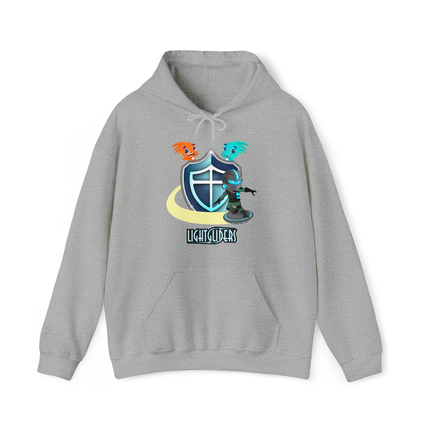 Lightgliders Crest — Hooded Sweatshirt — Unisex Heavy Blend™
