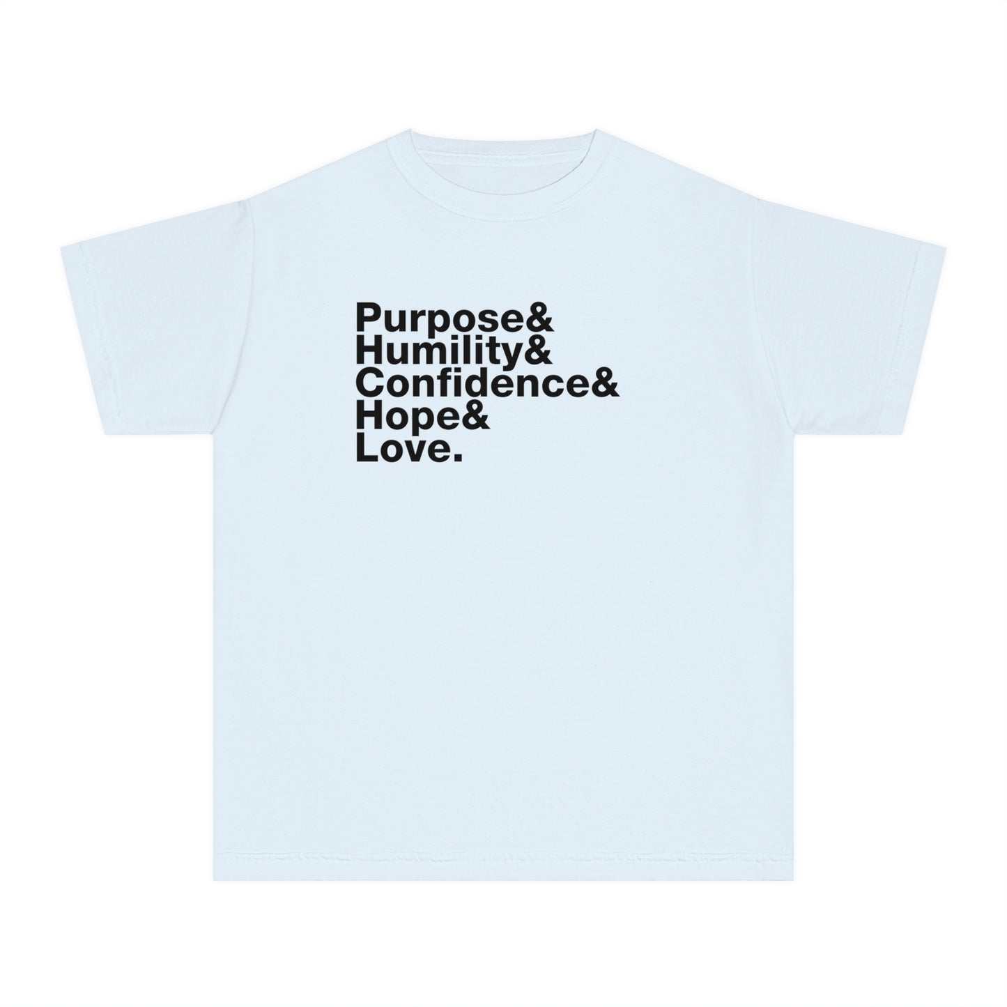 Lightglider Values Comfort Colors Youth Tee