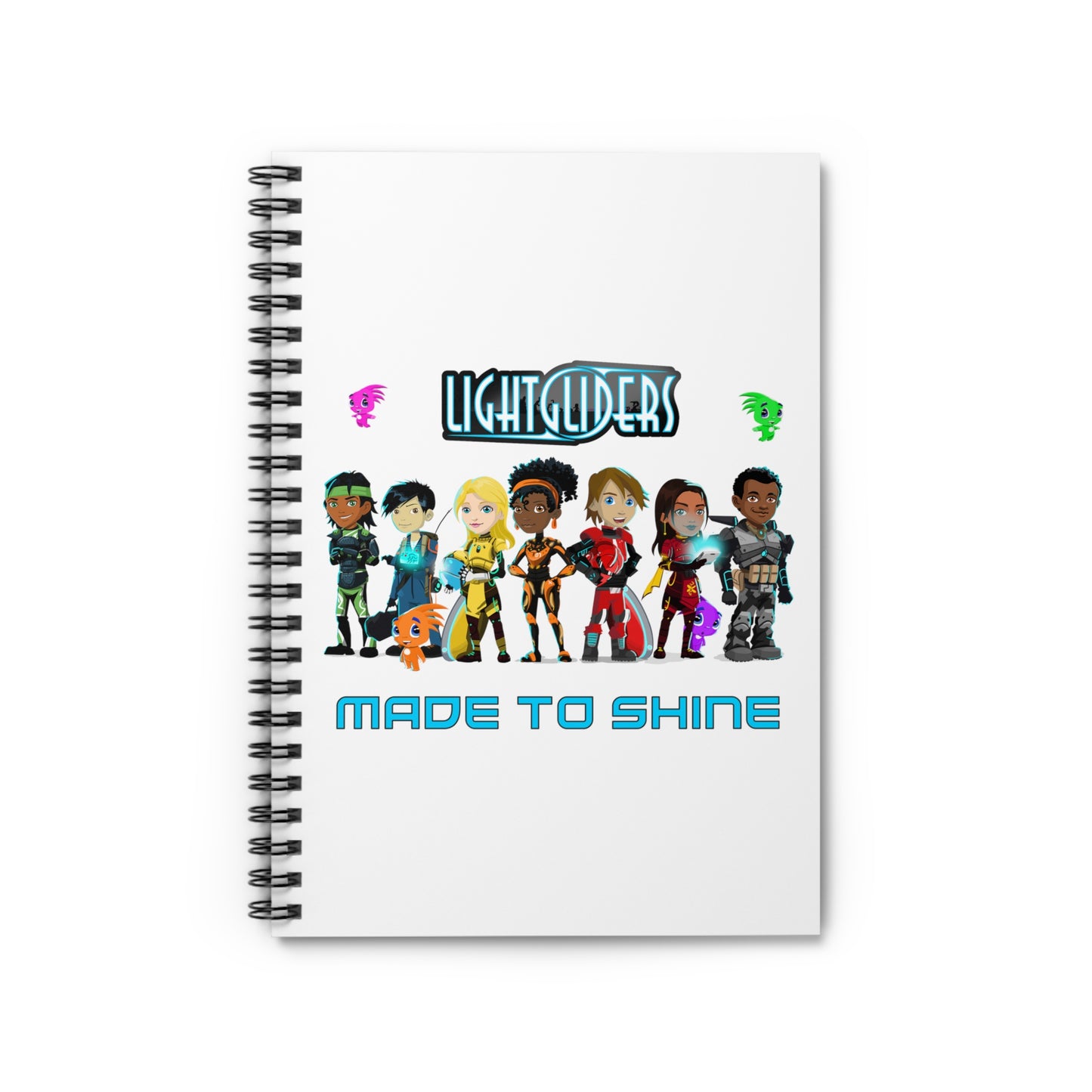 Lightgliders Ruled Notebook