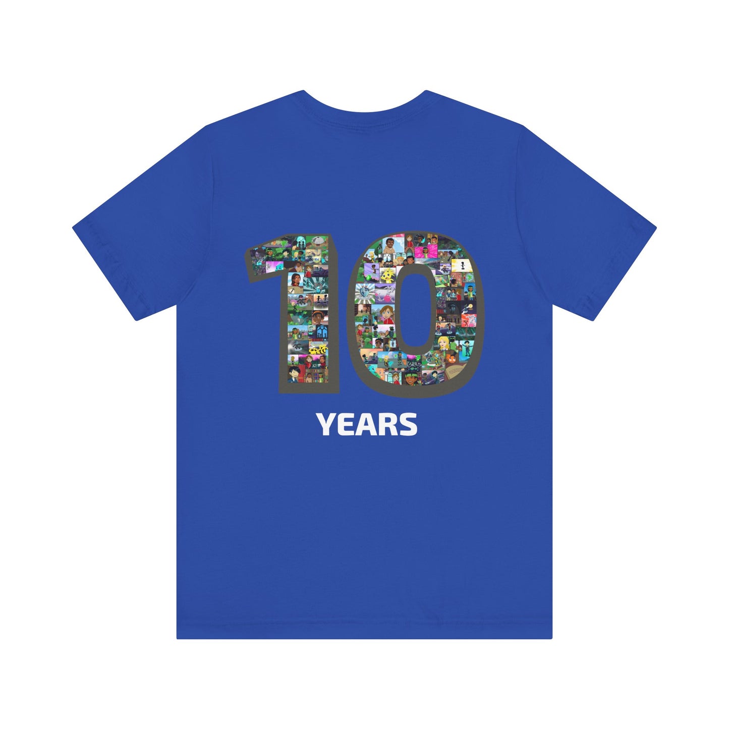 10 Years of Lightgliders Back Adult Tee