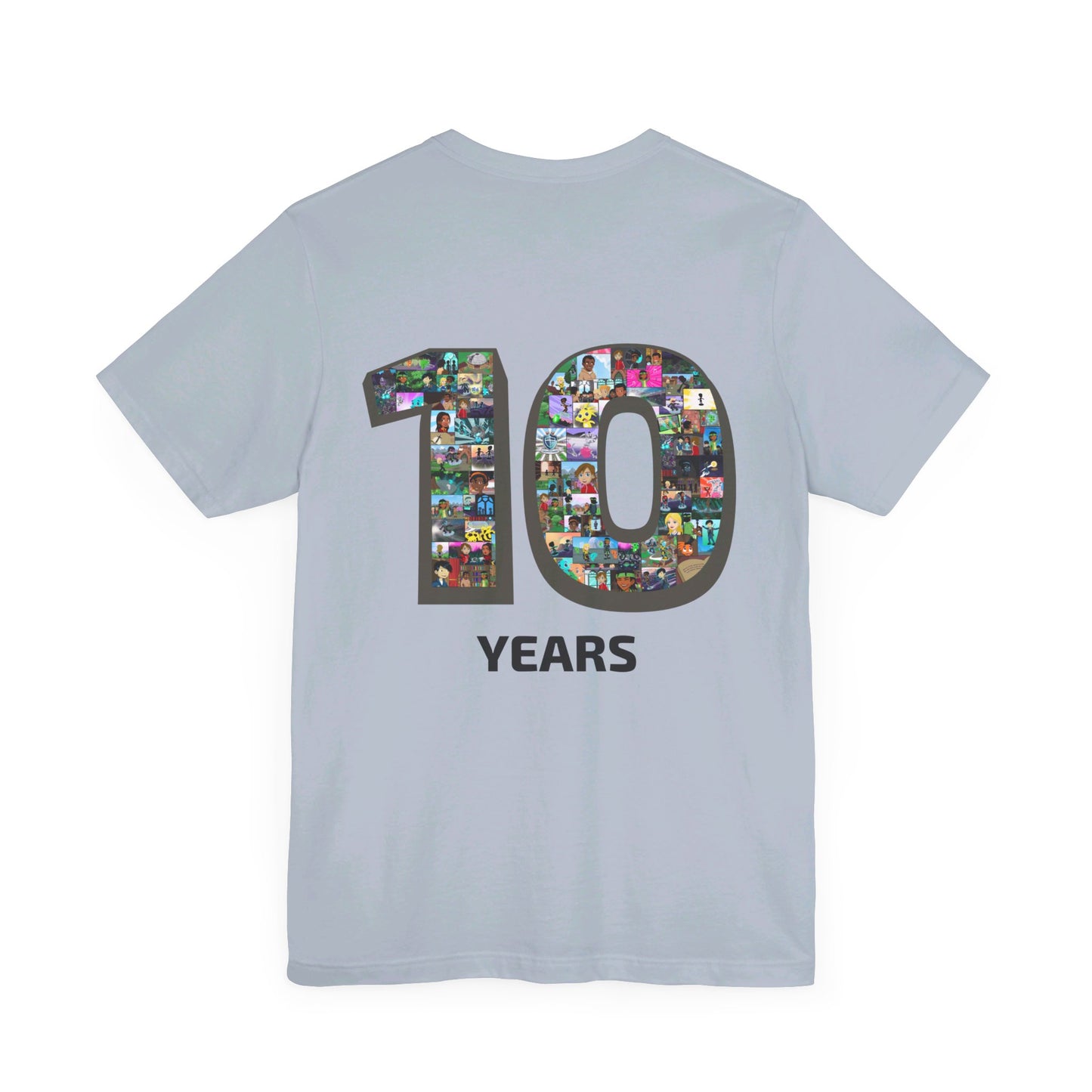 10 Years of Lightgliders Back Adult Tee