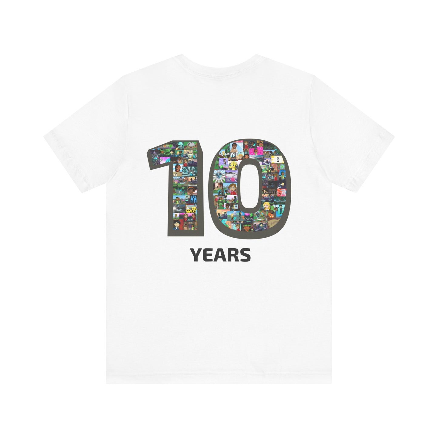 10 Years of Lightgliders Back Adult Tee