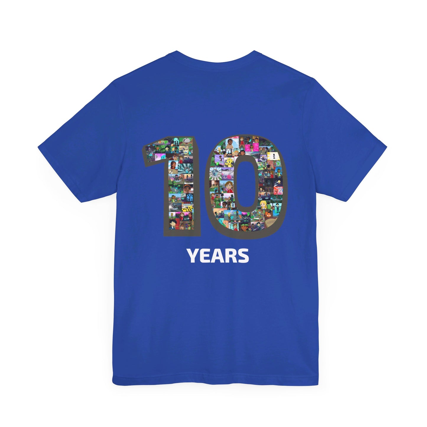 10 Years of Lightgliders Back Adult Tee