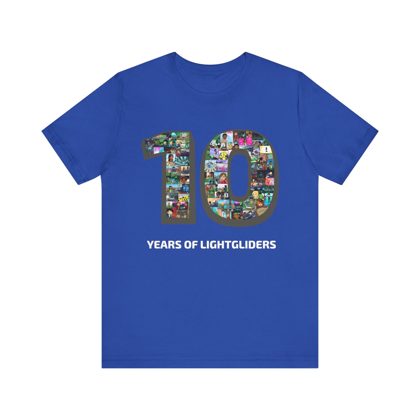 10 Years of Lightgliders Front Adult Tee