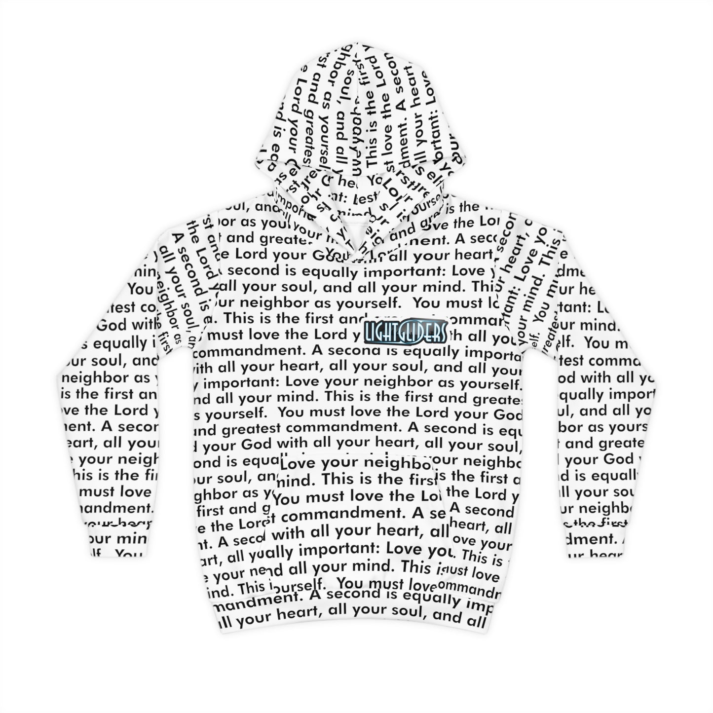 Love Your Neighbor All Over Print Youth Hoodie