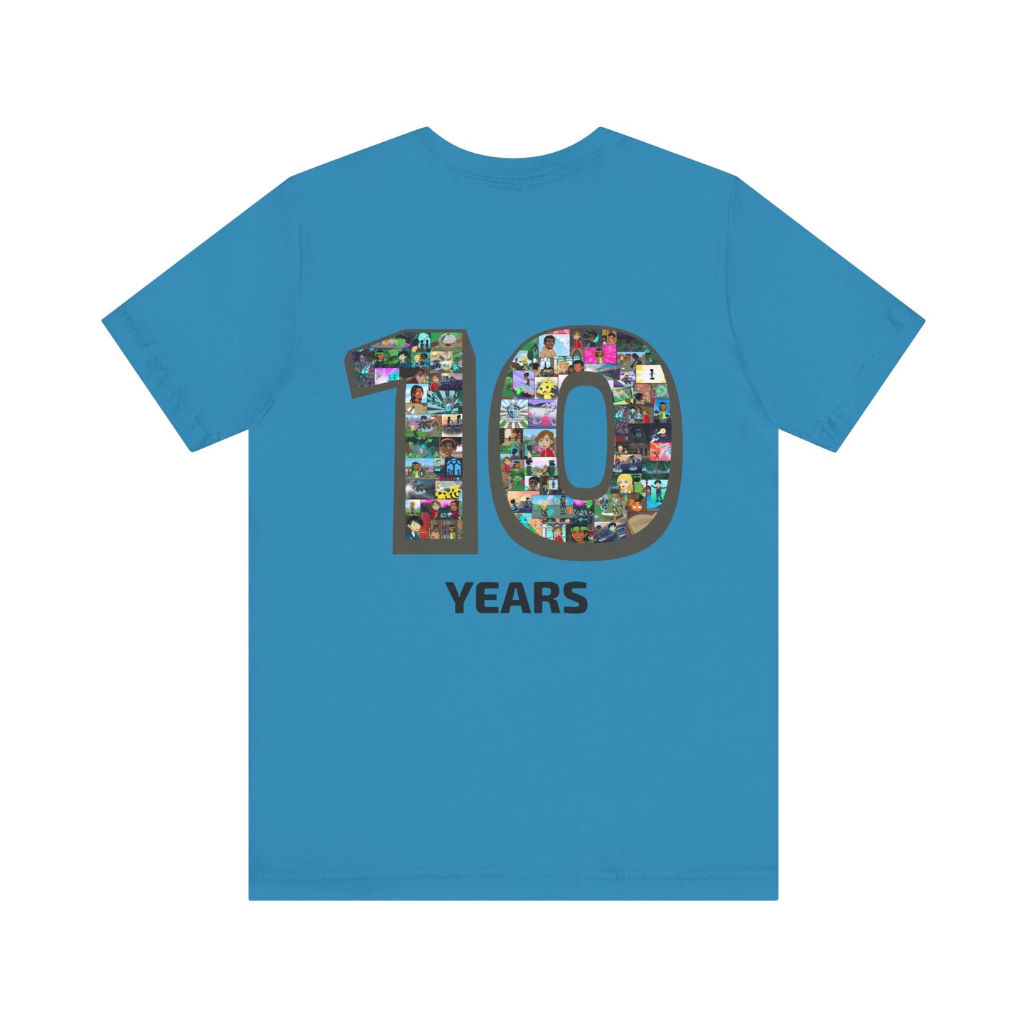 10 Years of Lightgliders Back Adult Tee