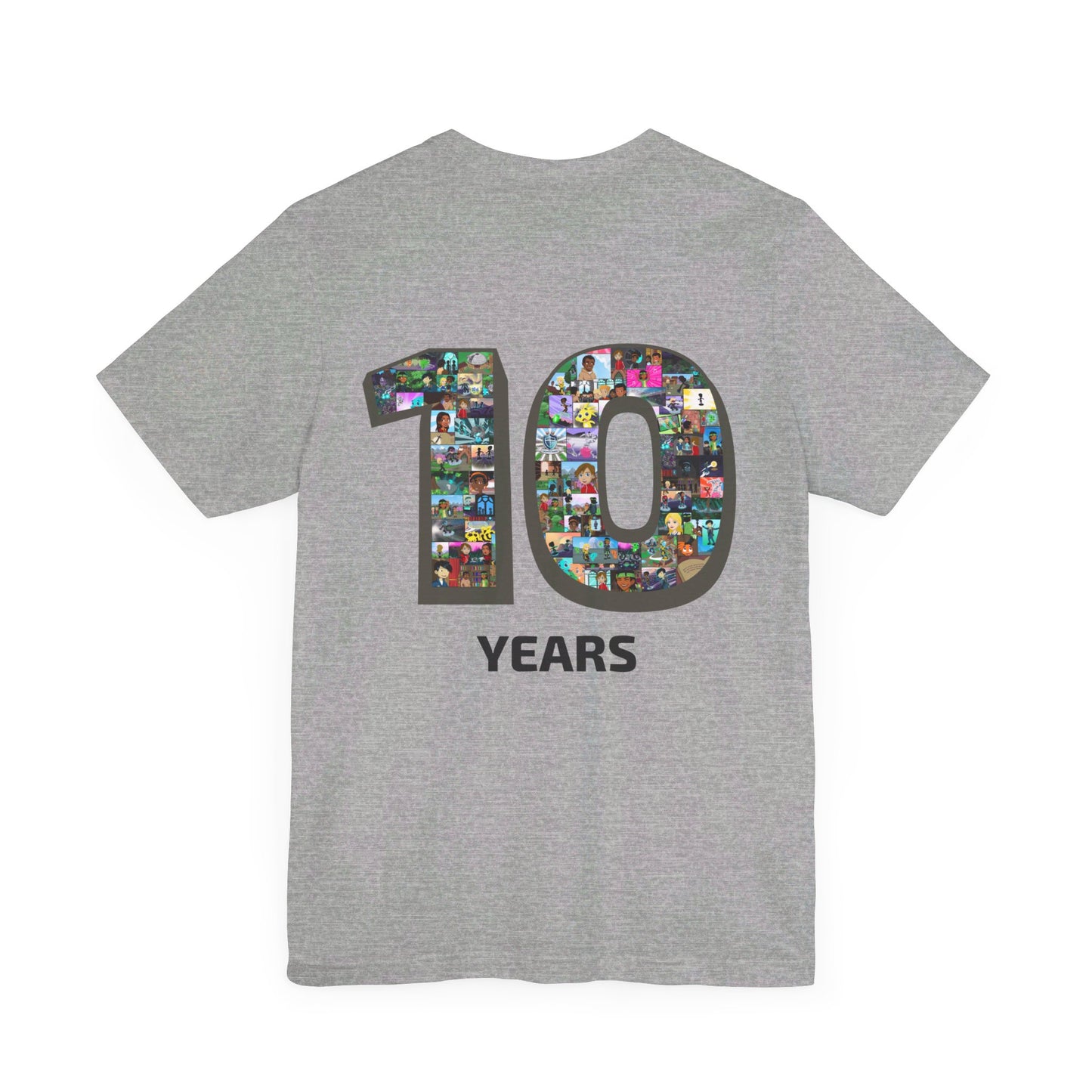 10 Years of Lightgliders Back Adult Tee