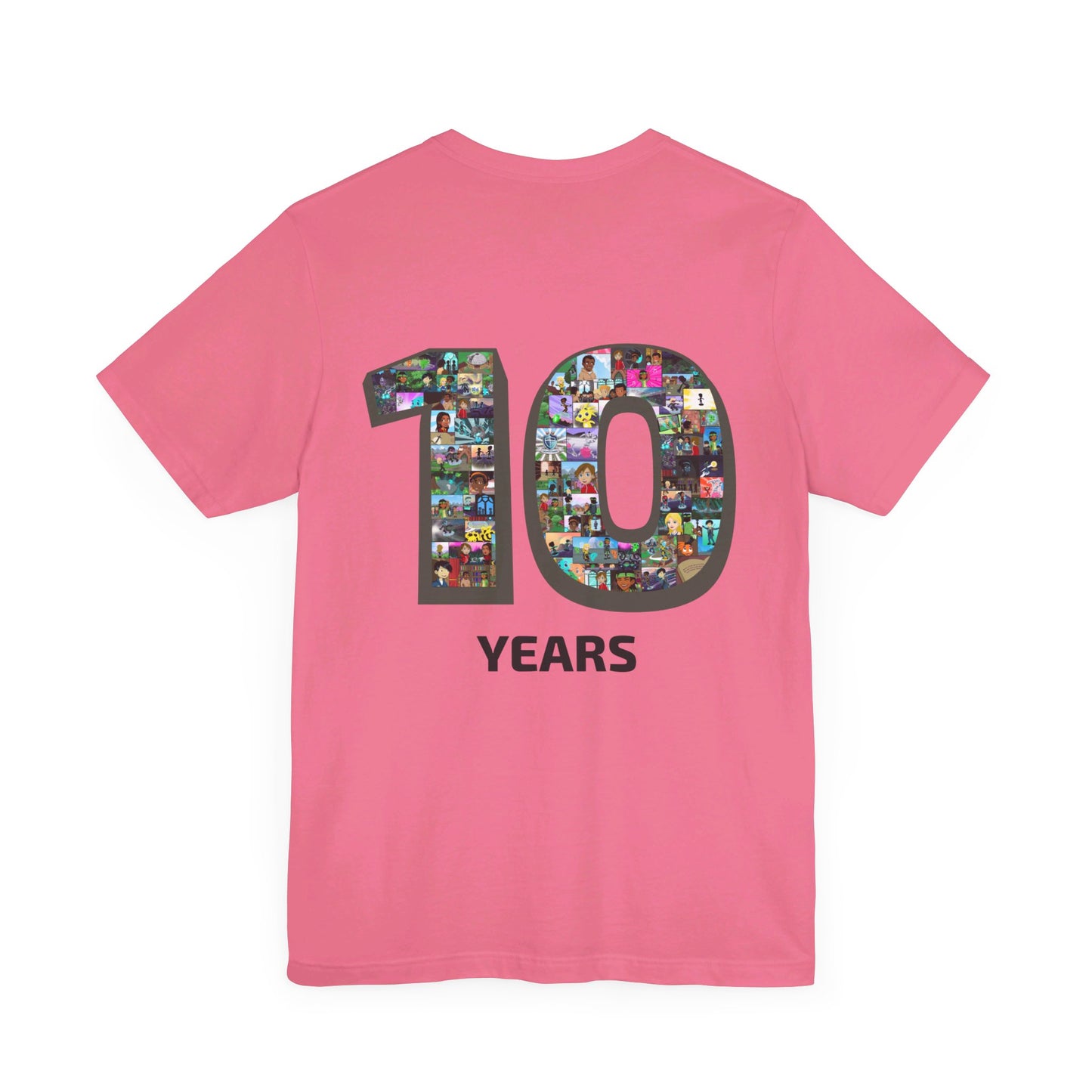 10 Years of Lightgliders Back Adult Tee