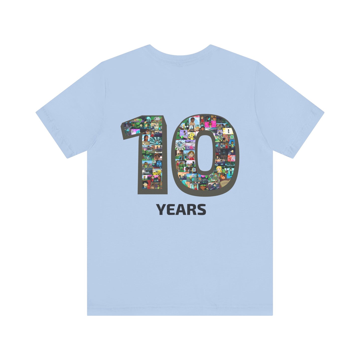 10 Years of Lightgliders Back Adult Tee