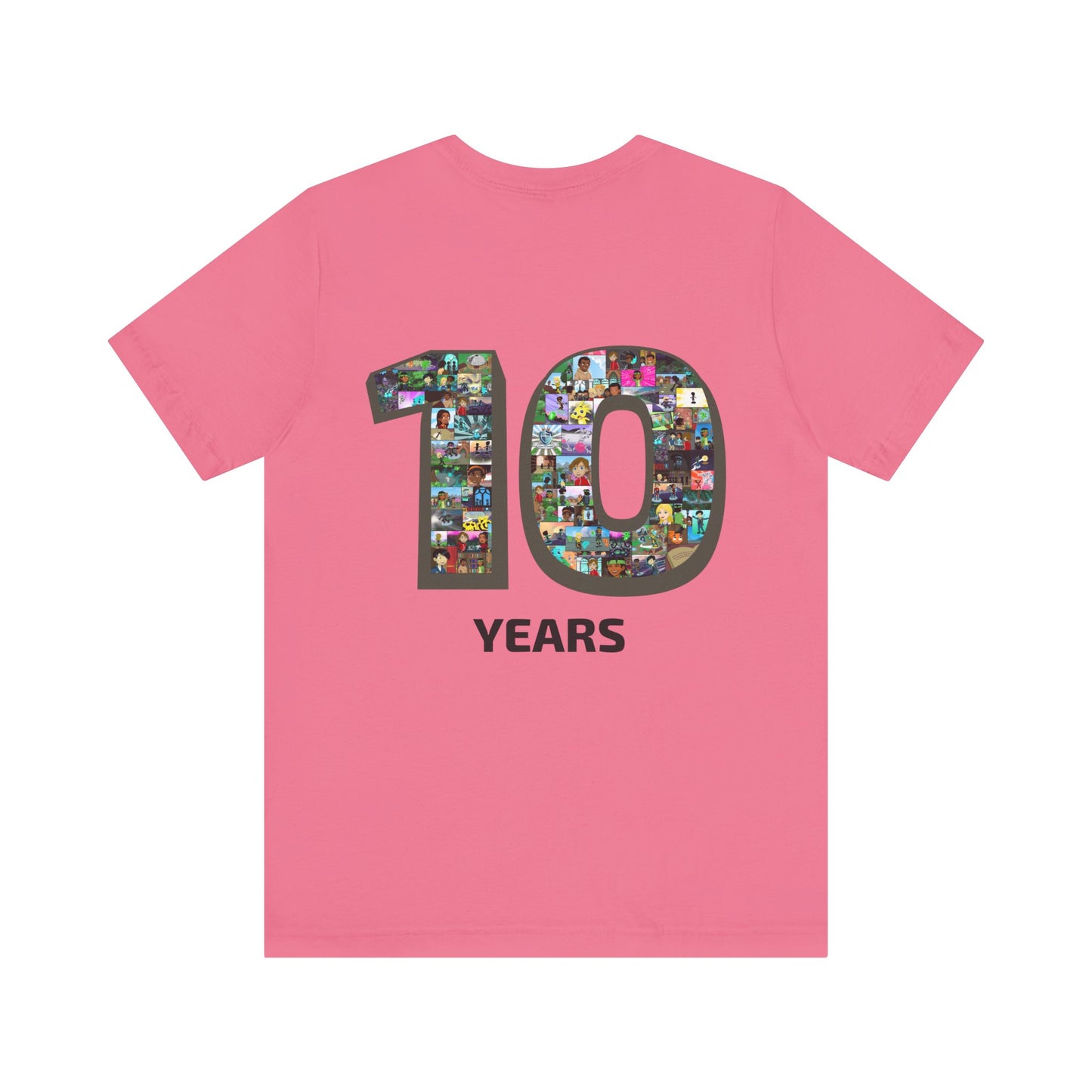 10 Years of Lightgliders Back Adult Tee