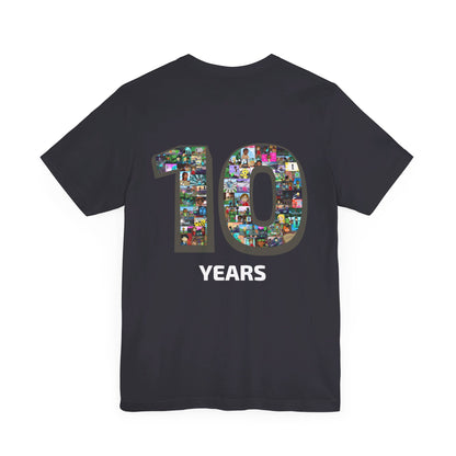 10 Years of Lightgliders Back Adult Tee