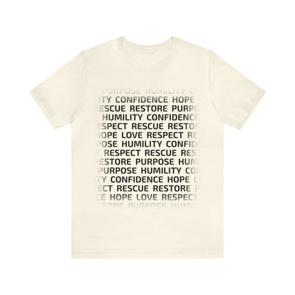 Values & Goals Block Adult Tee